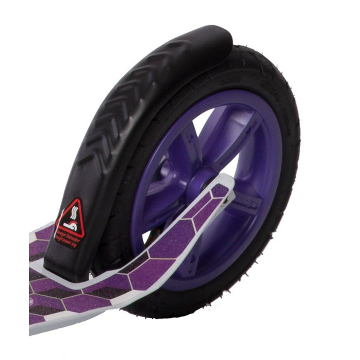 HULAJNOGA NA POMPOWANYCH KOŁACH CUBE 200MM FIOLETOWA POWERBLADE