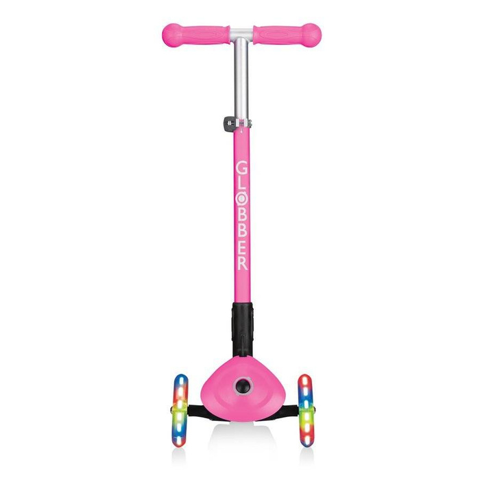 Hulajnoga 3-kołowa Globber Primo Foldable Fantasy Lights / Neon Pink - Flowers 434-110